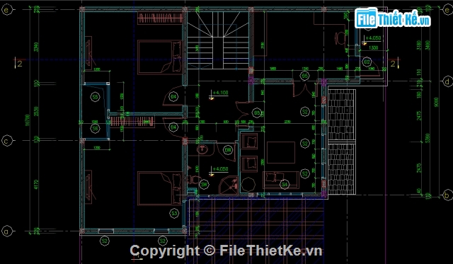 biệt thự 3 tầng,kiến trúc 3 tầng,kiến trúc biệt thự,bản vẽ biệt thự 3 tầng